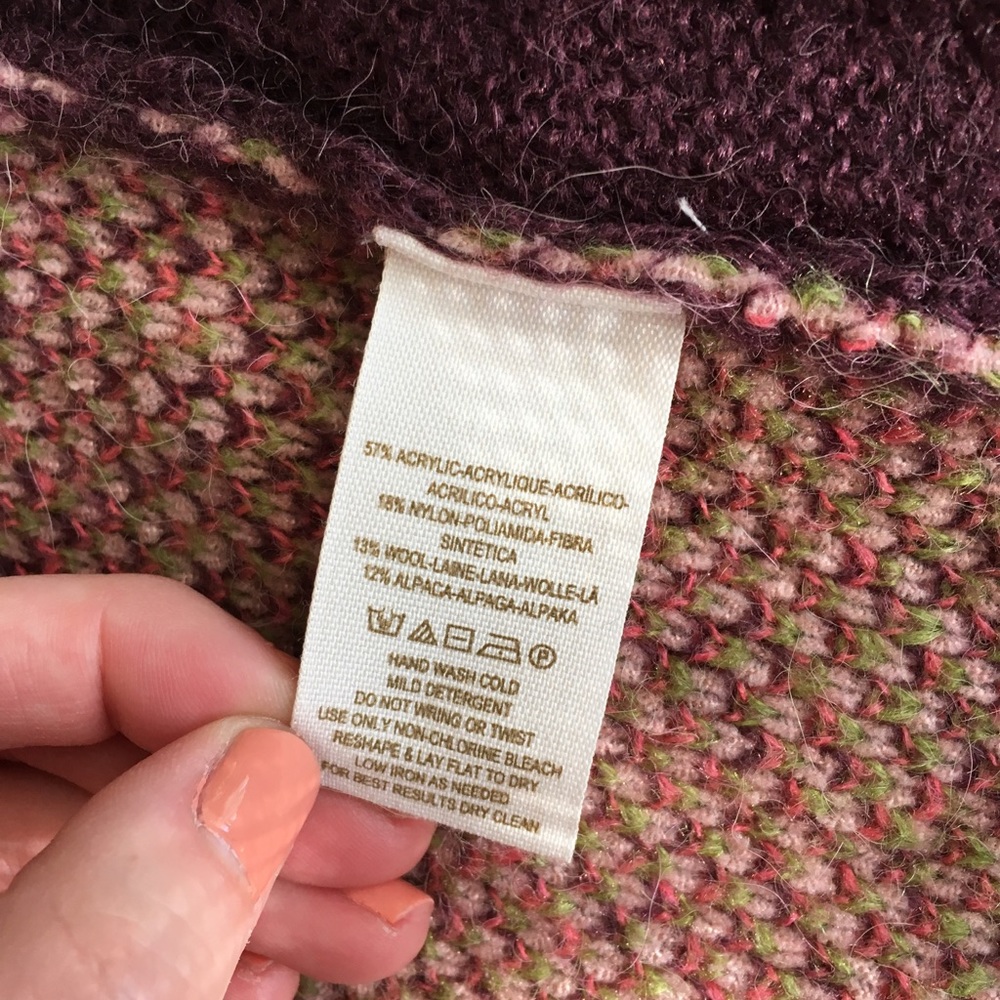 RARE Free People Flower Power Cardigan Sweater XS - Picture 8 of 8